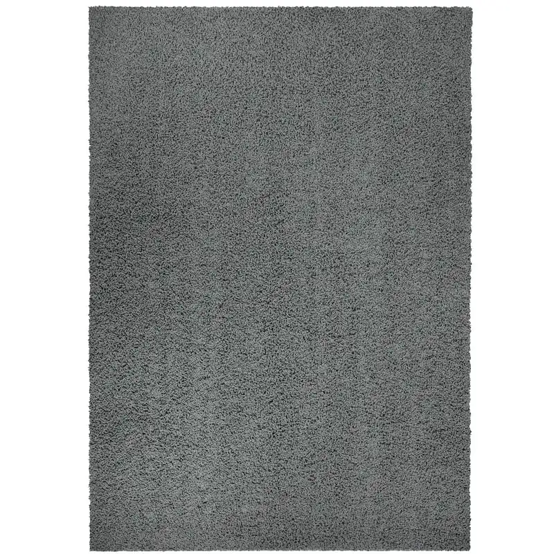 

Casual Gray Tufted Shag Area Rug, 5' x 7'