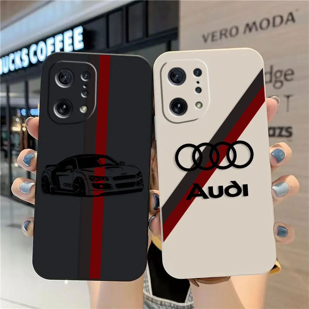 

Case For OPPO OPPO FIND X5 X6 X3 X2 REALME 5 6 7 X7 X50 RENO ACE 2 4G 5G PRO Case Cover Funda Cqoue Shell Capa Sports Car A-Audi