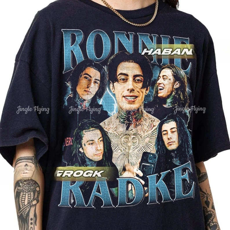 Ограниченная коллекция Ronnie Radke винтажная рубашка подарок для женщин и мужчин