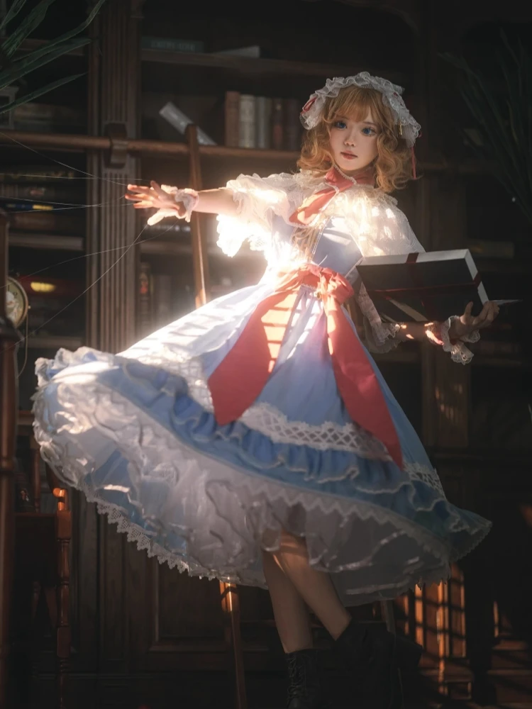 Косплей-Костюм Алиса маргатроид проект Touhou Косплей Аниме женское милое