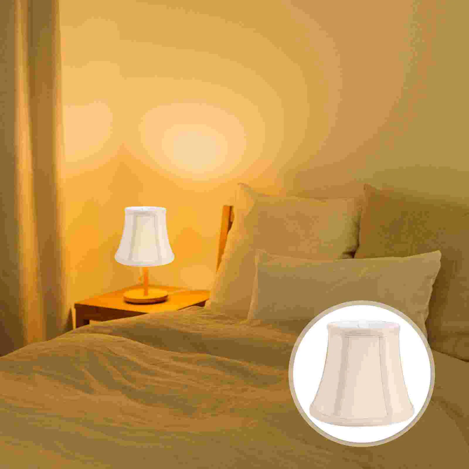 

Lamp Shade Desk Decorations Barrel Chimney Dust Screen Canvas Table Simple Style