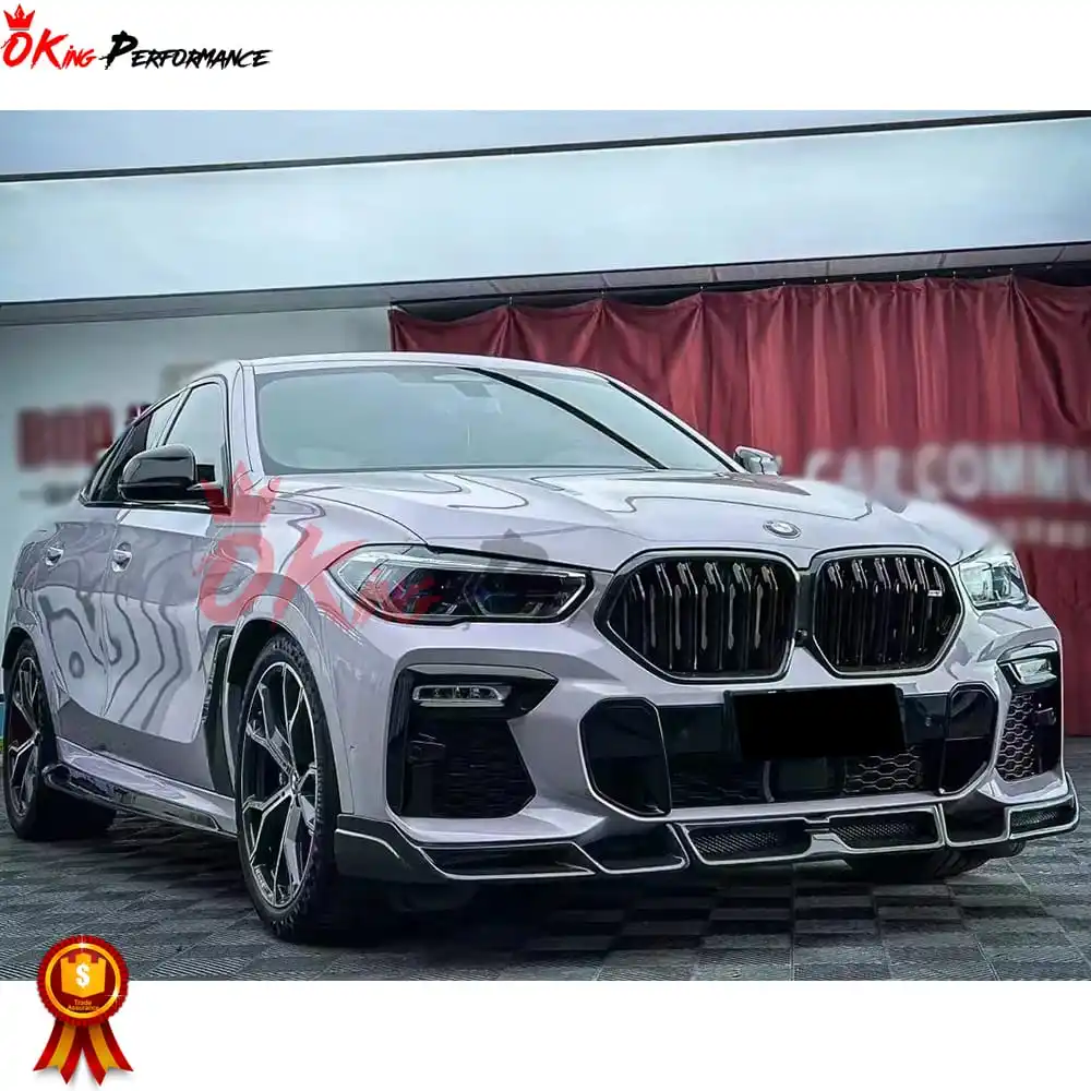 Фото Полный комплект аэродинамического тела из углеродного волокна в стиле Larte для Bodykit X6 G06 №2