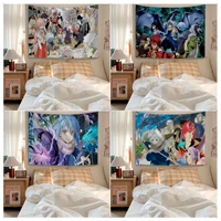 that time i got reincarnated as a slime anime colorful tapestry wall hanging wall hanging decoration household home decor