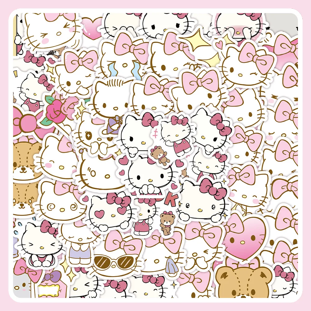 

Наклейки Hello Kitty для девочек, 62 шт.