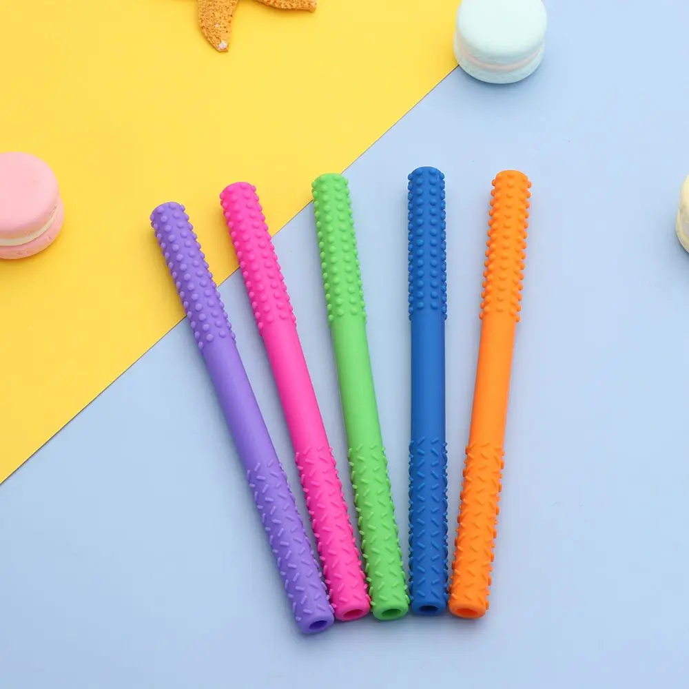 

New Toys Cleaning Brush Baby Teether Chew Stick Molars Teething