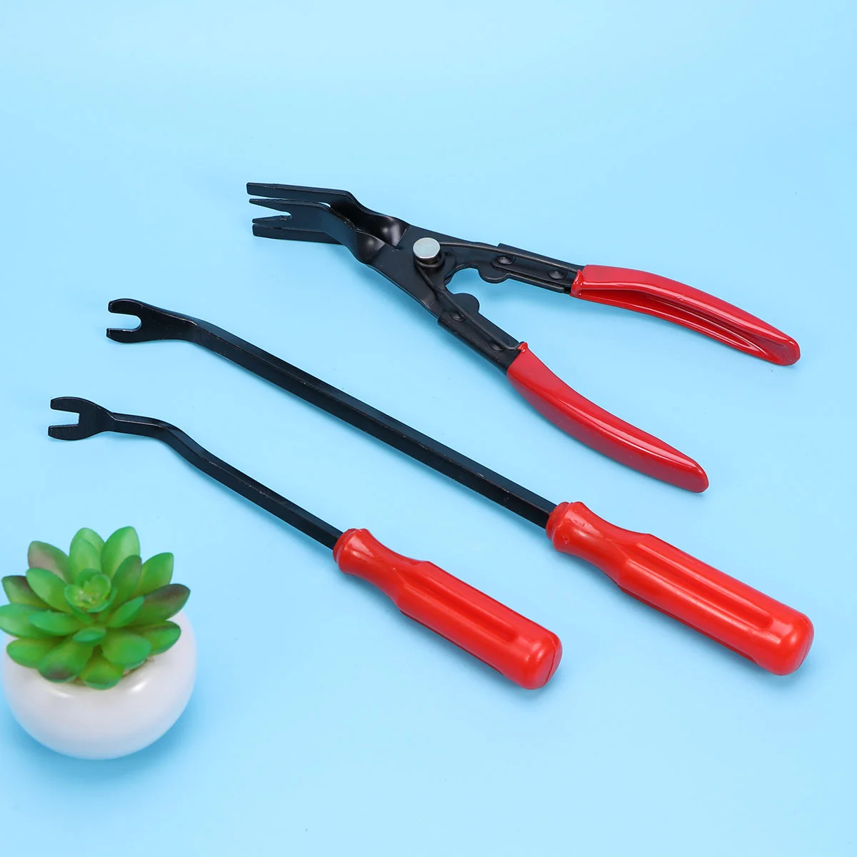 

3 Pcs Car Tool Car Door Panel Removal Tool Snap Tools Trim Clip Remover Garnish Tools Clip Removal Tool Rubber Buckle