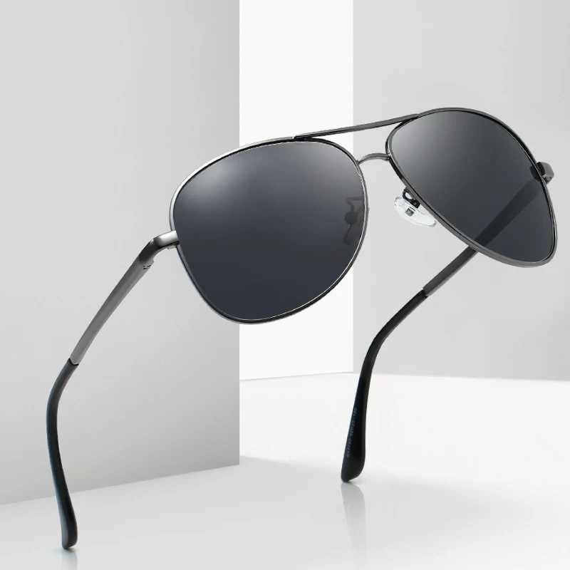 

vintage sunglasses mens sunglasses polarized sunglasses women For Men Women Brand Designer Male Vintage Black Pilot Sunglasses