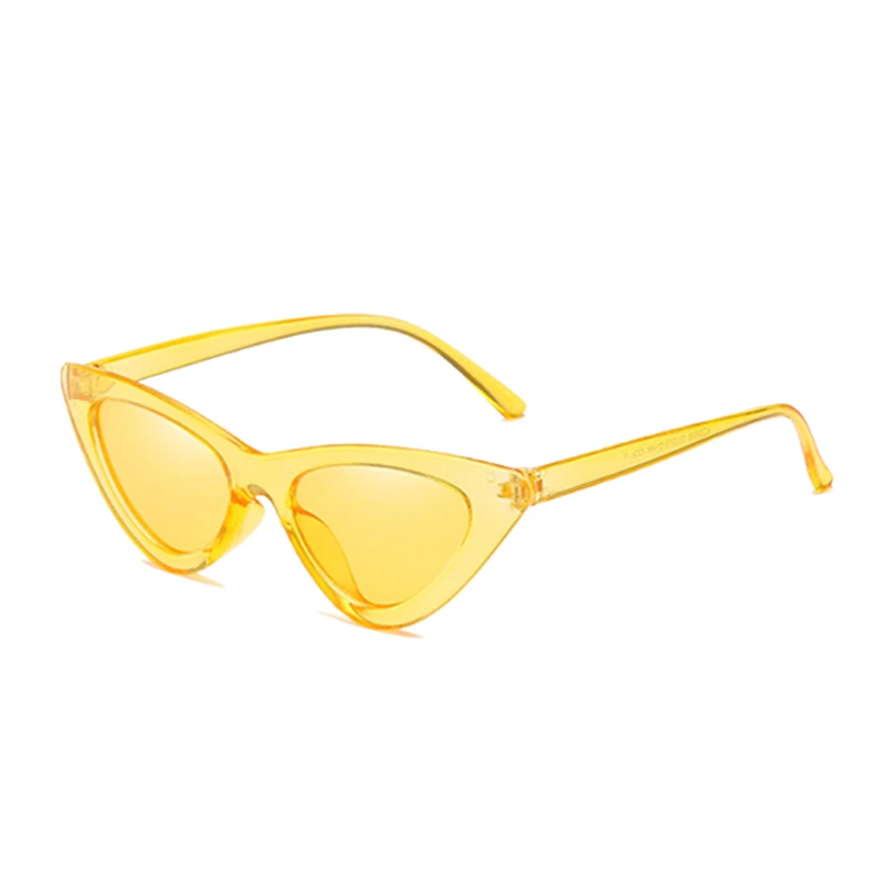 Cute Sexy Retro Cat Eye Sunglasses Women Small Black White Triangle Vintage Cheap Ladies Sun Glasses Red Female UV400 | Аксессуары для