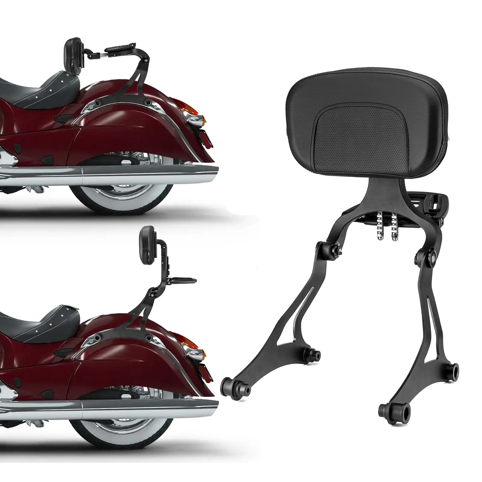 

Регулируемая спинка Sissy Bar для моделей Indian Chieftain Dark Horse Vintage Challenger Springfield 2014-2024 гг.