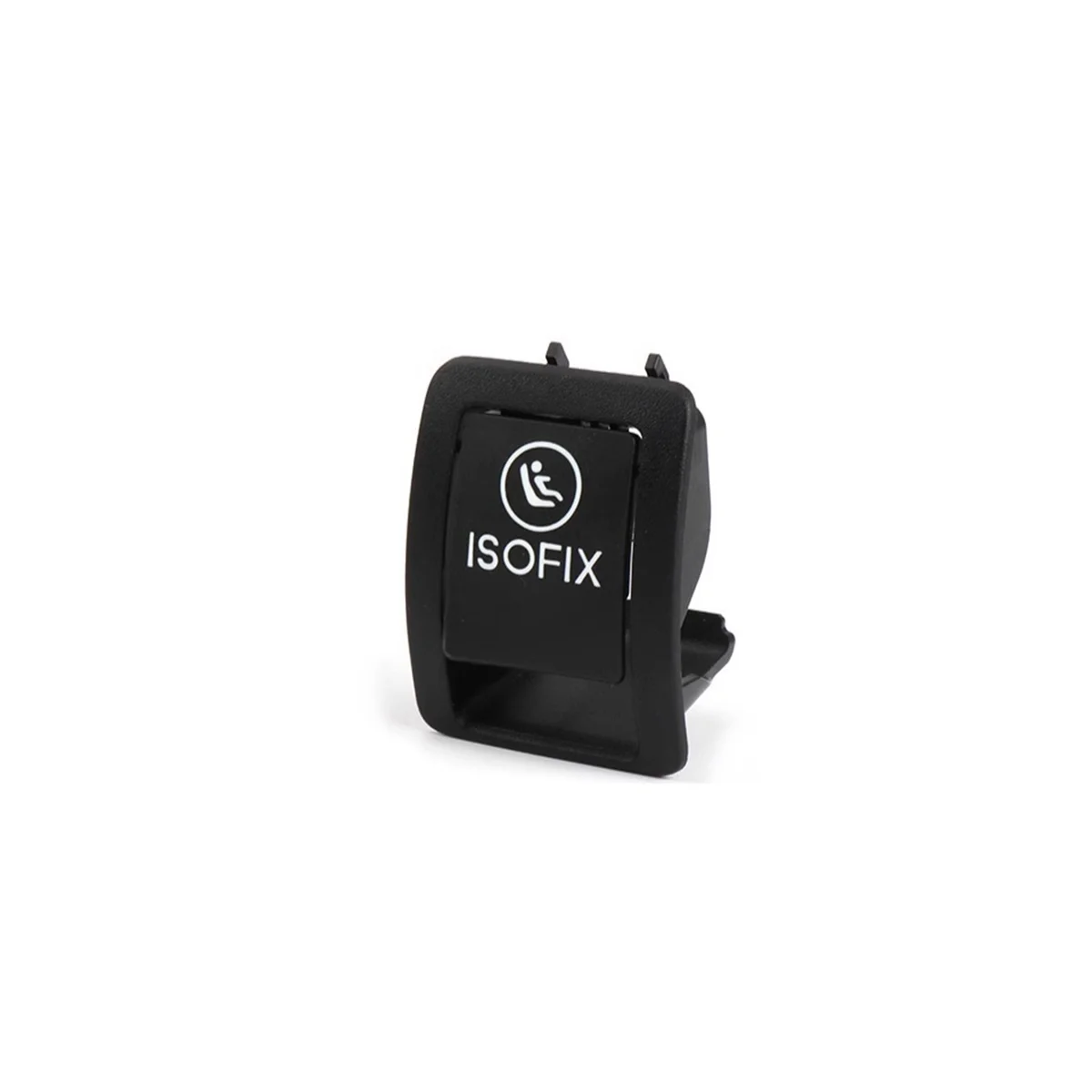 

Car Rear Child ISOFIX Switch Seat Safety Cover for Mercedes C Class W205 2015-2021 2059200513(Black)
