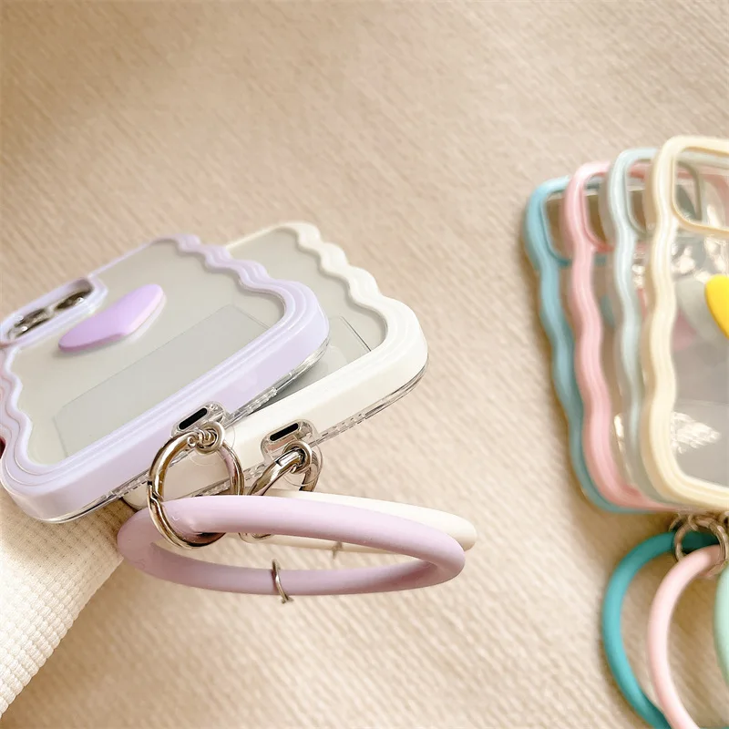 Creative Cute Cartoon Play Mobile Phone Holder for iPhone 11 12 13 Mini 14 Pro Max Xr X 7 8 Plus Case