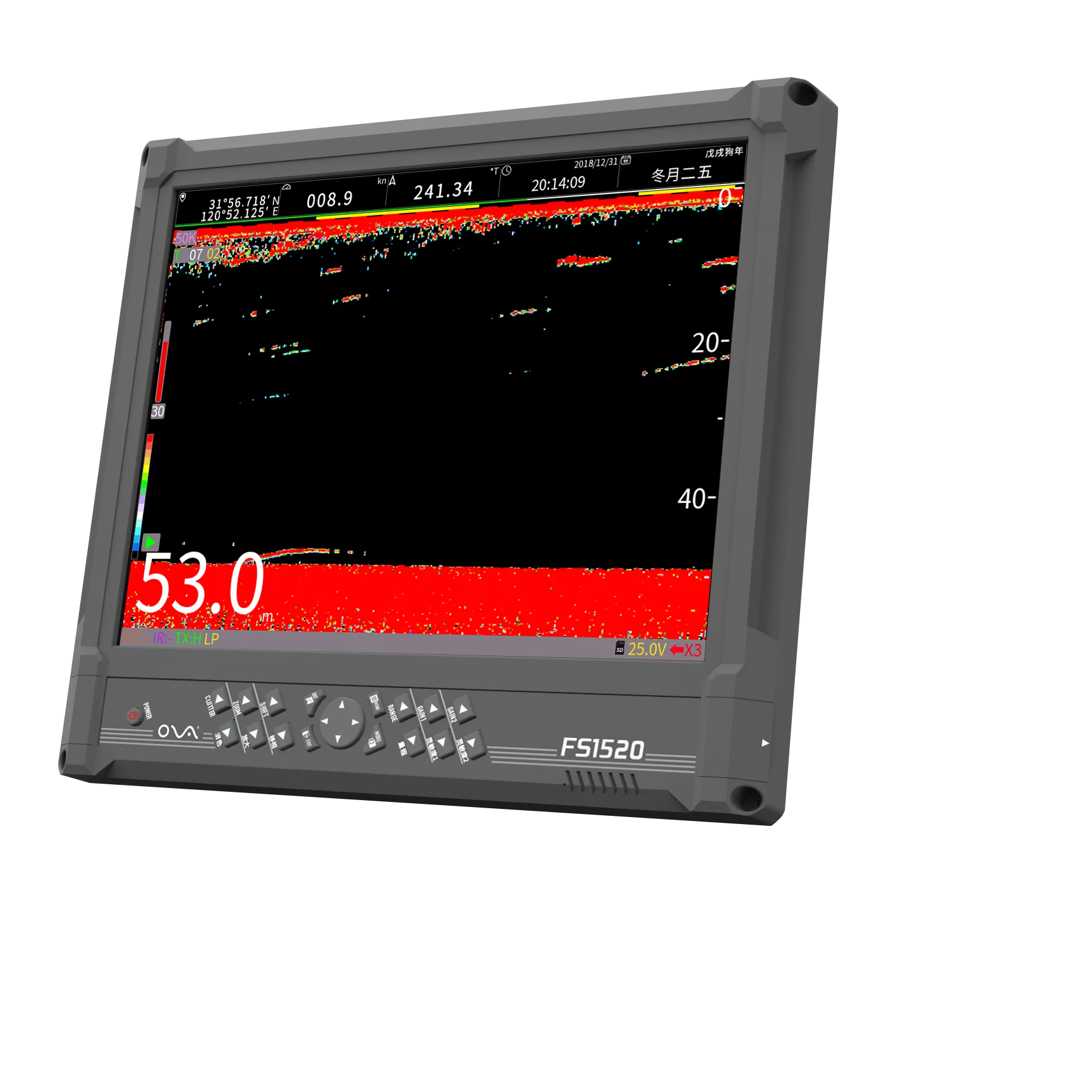 

12 INCH PROFESSIONAL FISH FINDER/ECHO SOUNDER