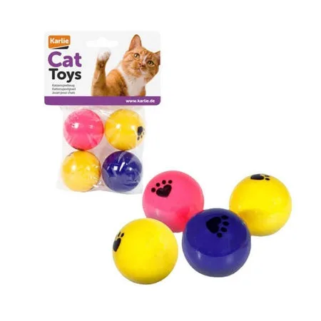 

Karlie Ping-Pong Ball Cat Toy 4 CM 4 Pcs 480298151