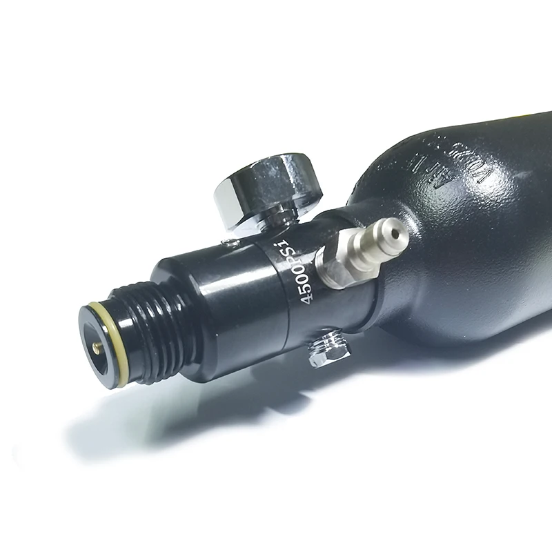 Баллон для сжатого воздуха 0.25L 0.35L 0.5L CO2 баллон 4500psi 30MPa 300bar M18 * 1 5 с регулятором на