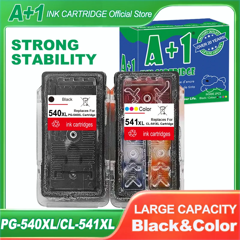 

Remanufactured For Canon PG-540 PG540 CL541 CL-541 Ink Cartridges PG 540 CL 541 PIXMA mg3250 MG3255 MG3550 MG4100 mg4150 MG4200