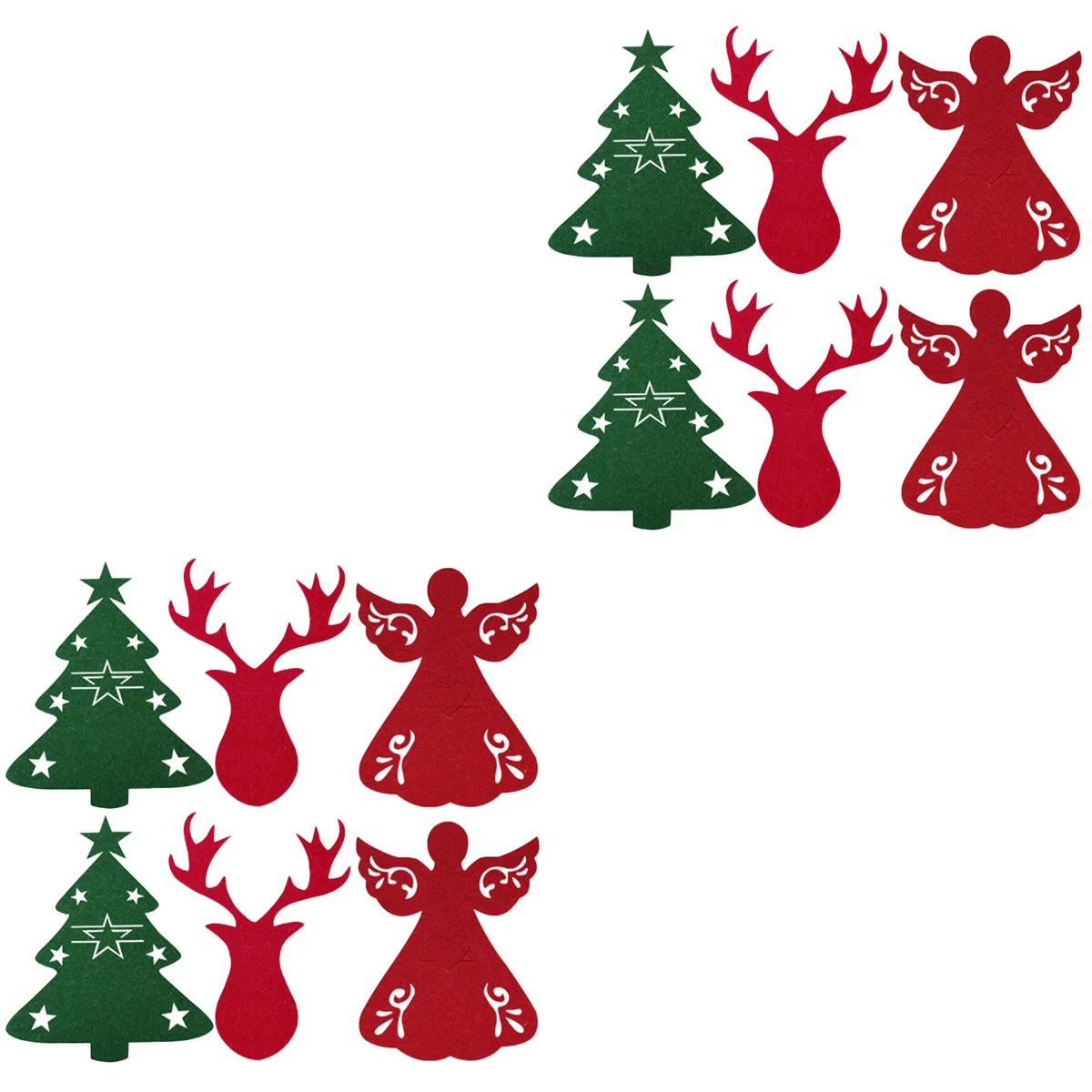 

12 Xmas Cutlery Holders Party Silverware Holders Christmas Party Table
