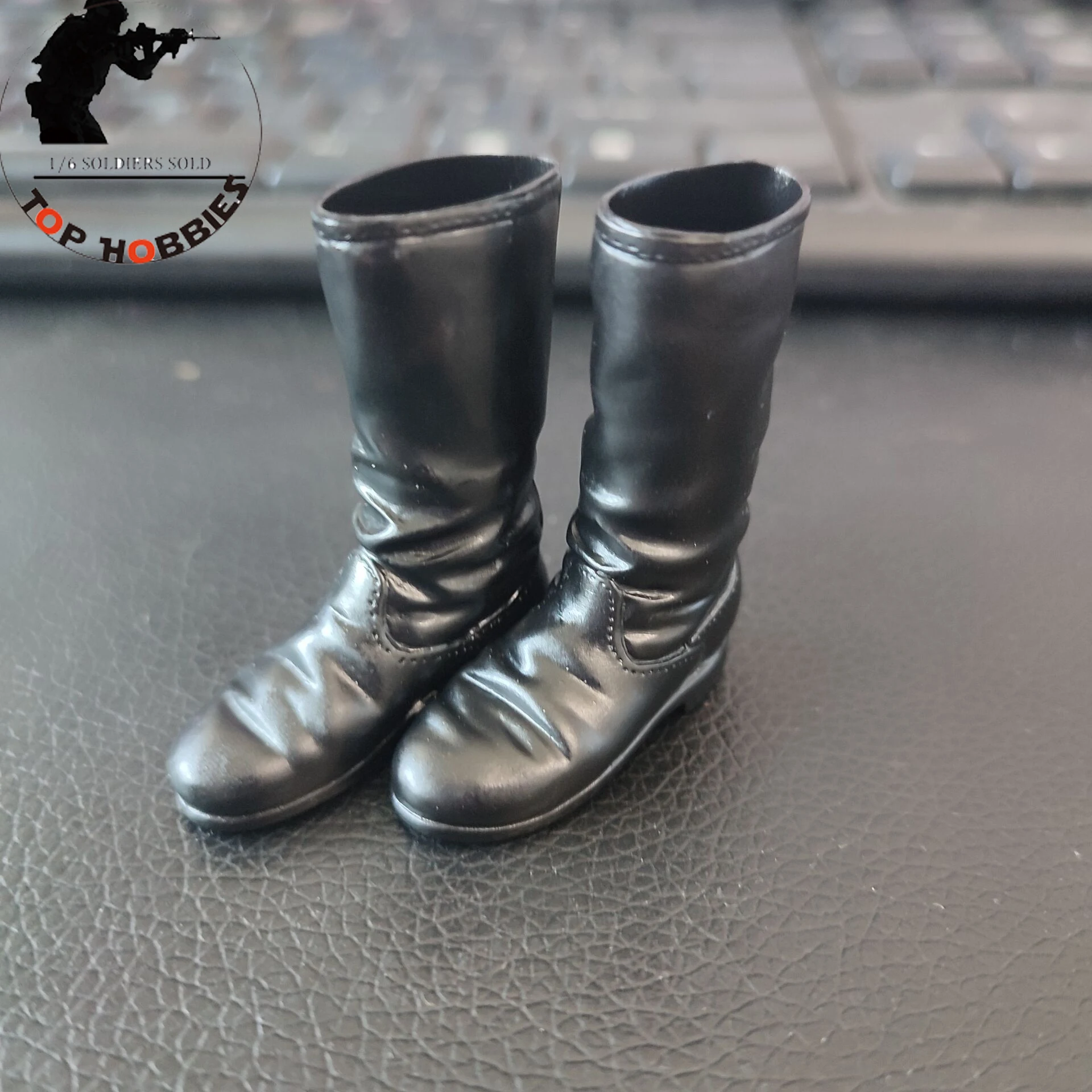 1 пара резиновых сапог 1/6 Sca для женской одежды Accs KUMIK сапоги средней трубки обувь