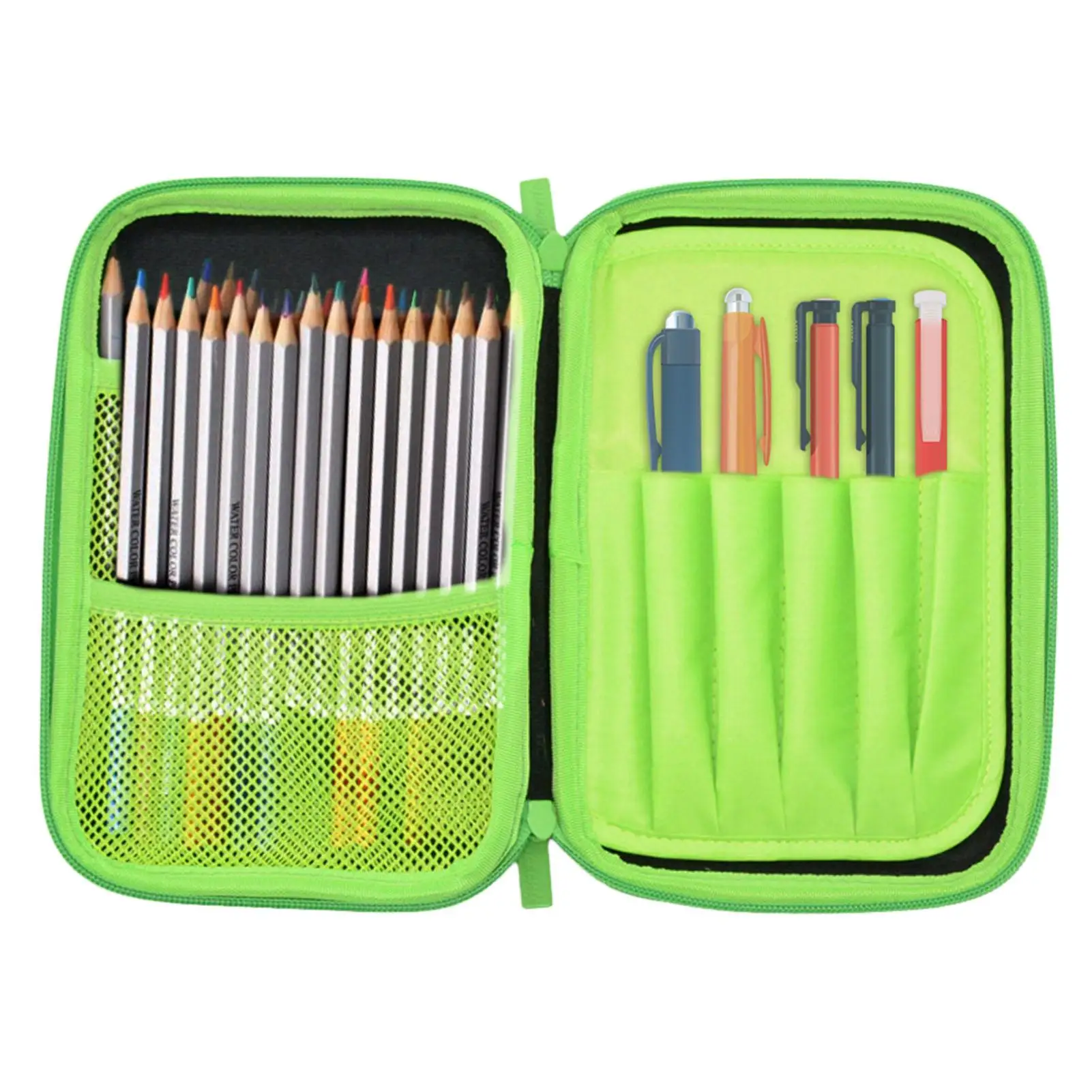 Case Pencil Pen Storage Box Organizer Kids School Supplies S