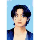 Картина по номерам BTS Map of the soul V Стразы, 30 х 40 см