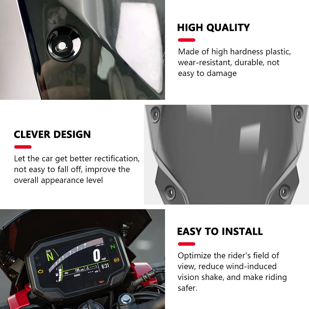 Для Z500 SE Z 500 2024 2025 переднее усиление лобового стекла с двойным пузырьком ветровое