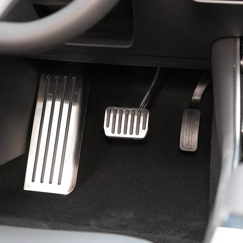 

Ножная педаль из алюминиевого сплава для Tesla Model 3 Y, подставка для педали газа акселератора, топливного тормоза, коврики для педали, аксессуары для модели Y
