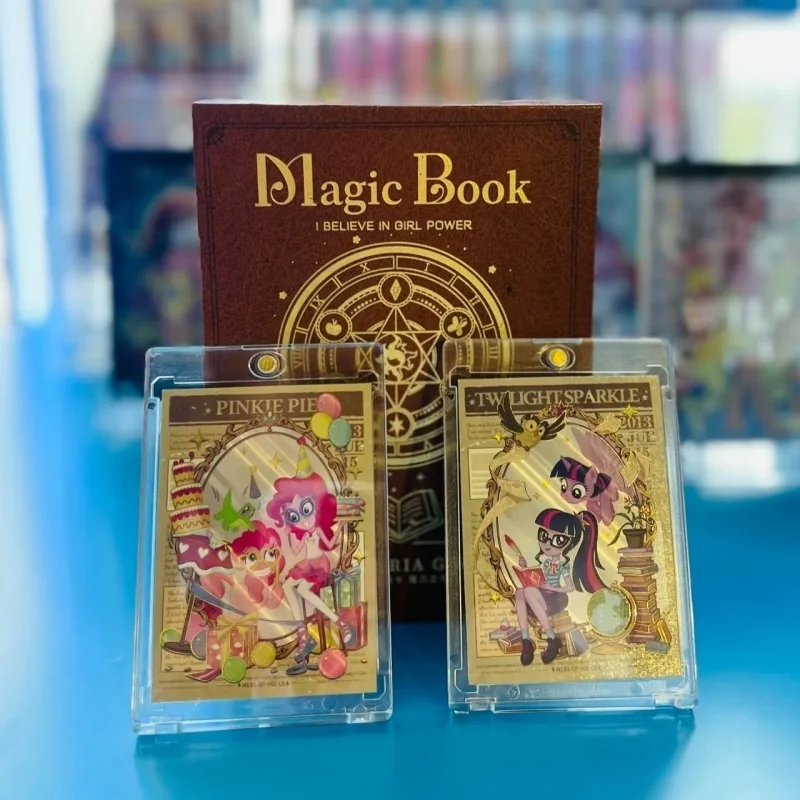 Фото KAYOU натуральная маленькая пони Baoli Magic Book Soundburst Card Collection-интерактивные игровые карты дружбы для мужчин и женщин №3