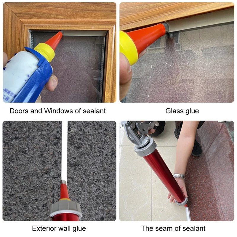 Насадка-аппликатор для герметика нержавеющая сталь 22 шт. |