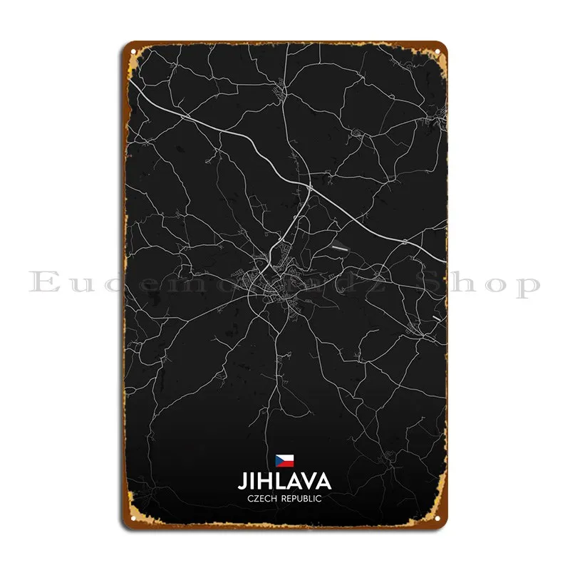 

Металлический плакат Jihlava с фианитами, настенная роспись для паба, бара, пещера, создание стены, пещера, жестяной плакат