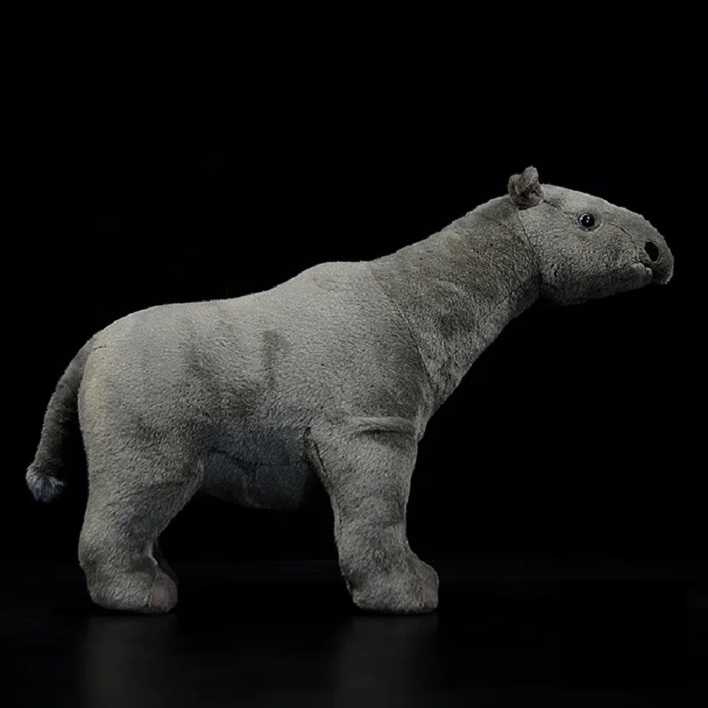 Фото Реалистичная Indricotherium Парацеэрий, эмуляционная животное, мягкая кукла, плюшевая игрушка для девочек и мальчиков, подарок на день рождения, Рождество, 1 шт. №3