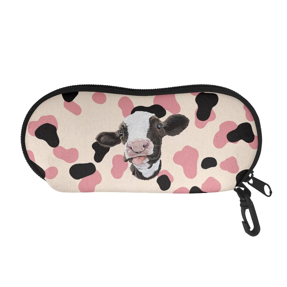 

Милый популярный модный футляр для хранения солнцезащитных очков с изображением коровы защитный футляр для детских очков высококачествен...