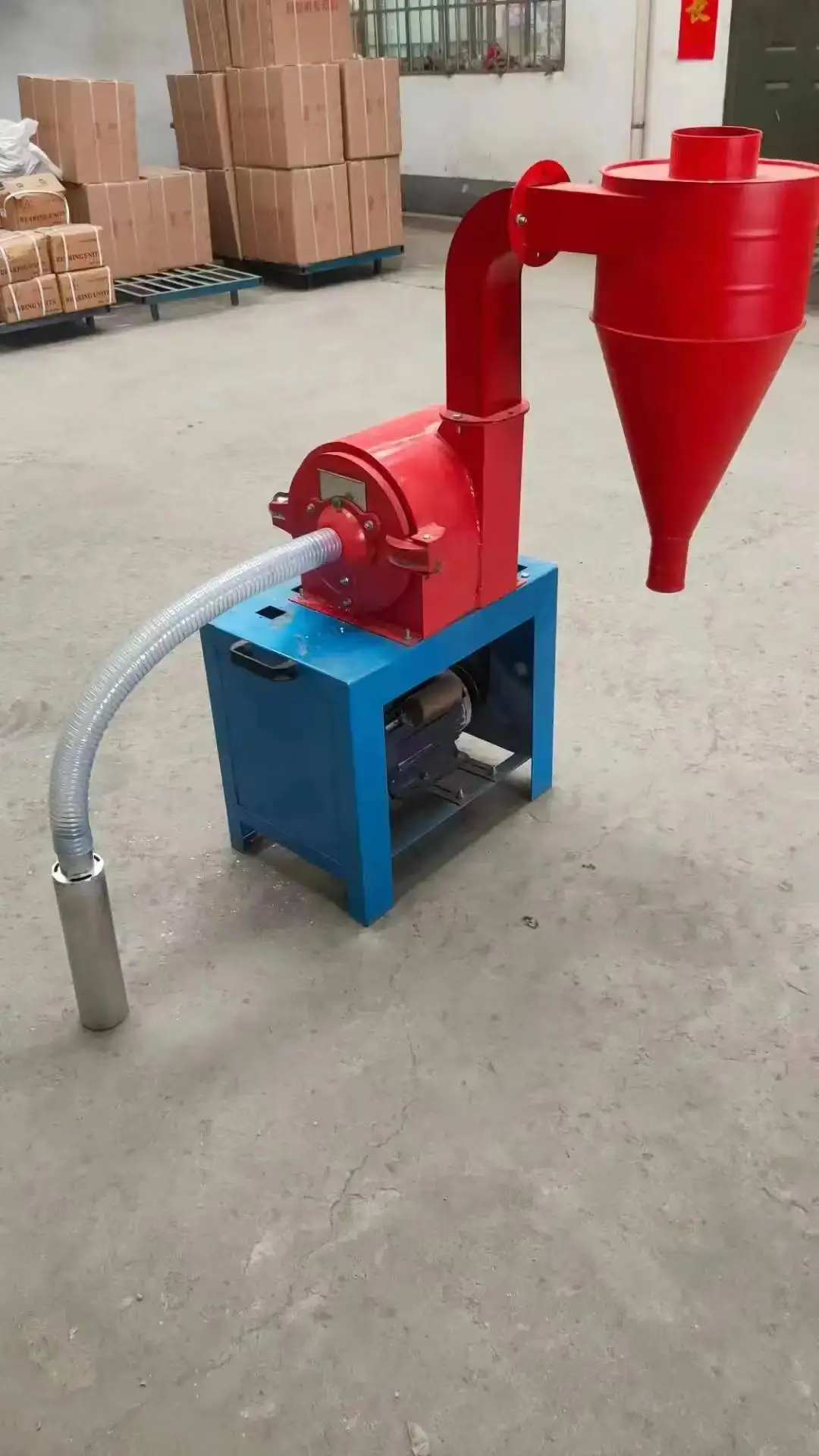 Прямая продажа с завода самовсасывающая молотковая мельница для риса кукурузы