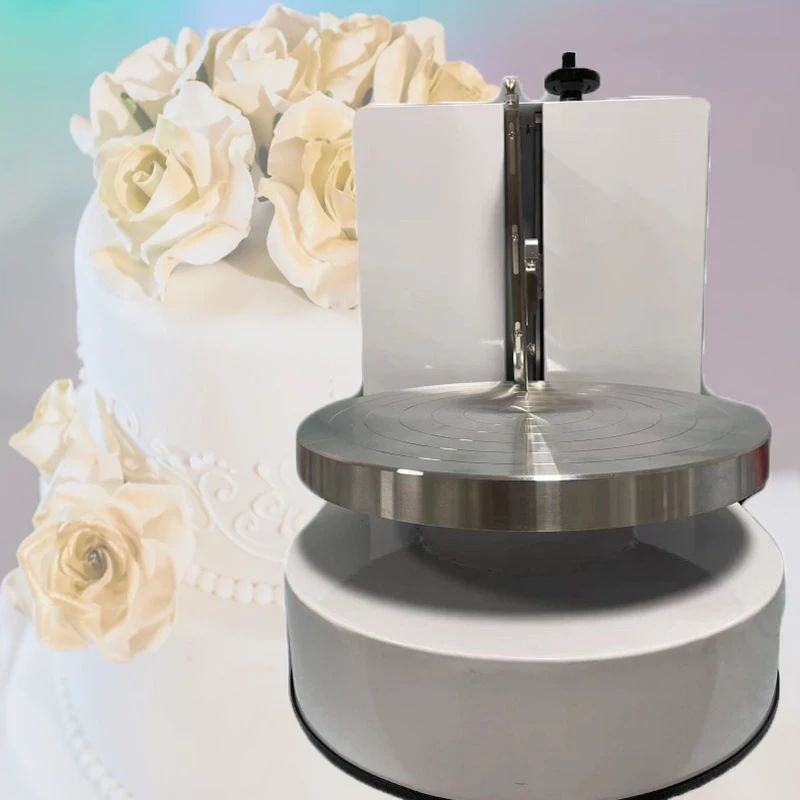 

4-18inches Cake Butter Cream Spreading Machine Ice Cream Smooth Coating Spreading Maker For Birthday Cake Cream Jam Spreader