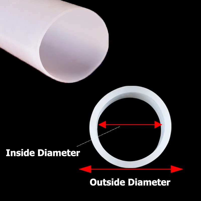 

1/5 метра силиконовый шланг ID20-200 мм белый
