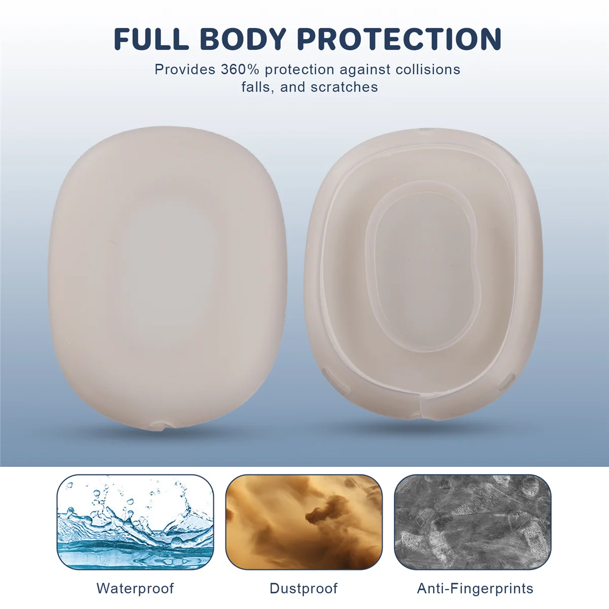 Headphone Case for Max Headphones Protective Replacement Cover Earphone Accessories E