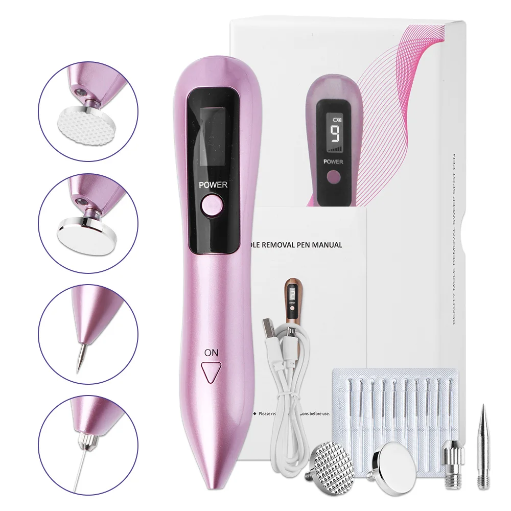 

Laser Plasma Pen Freckle Remover Machine LCD Mole Removal Dark Spot Remover Skin Wart Tag Tattoo Remaval Tool Beauty Salon Tools