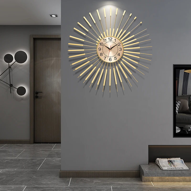 

Office Silent Wall Clock Nordic Kitchen Unique Facom Bedrooms Clock Mechanism Hands Decoration Salon Decoration For Bedroom