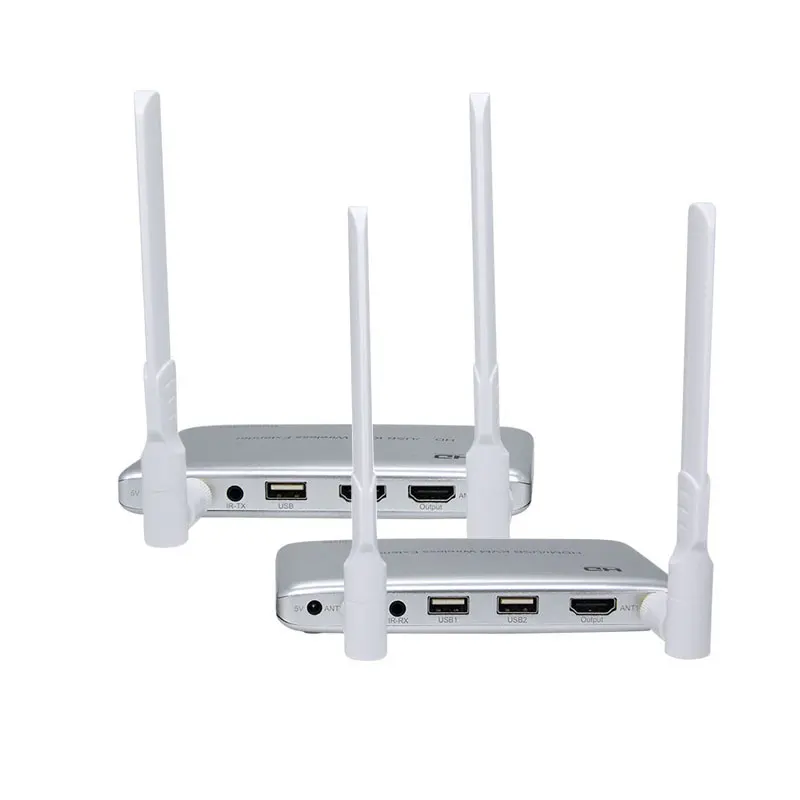 200 м беспроводной HDMI-совместимый KVM-удлинитель-передатчик и приемник 1080P 60 Гц Wi-Fi