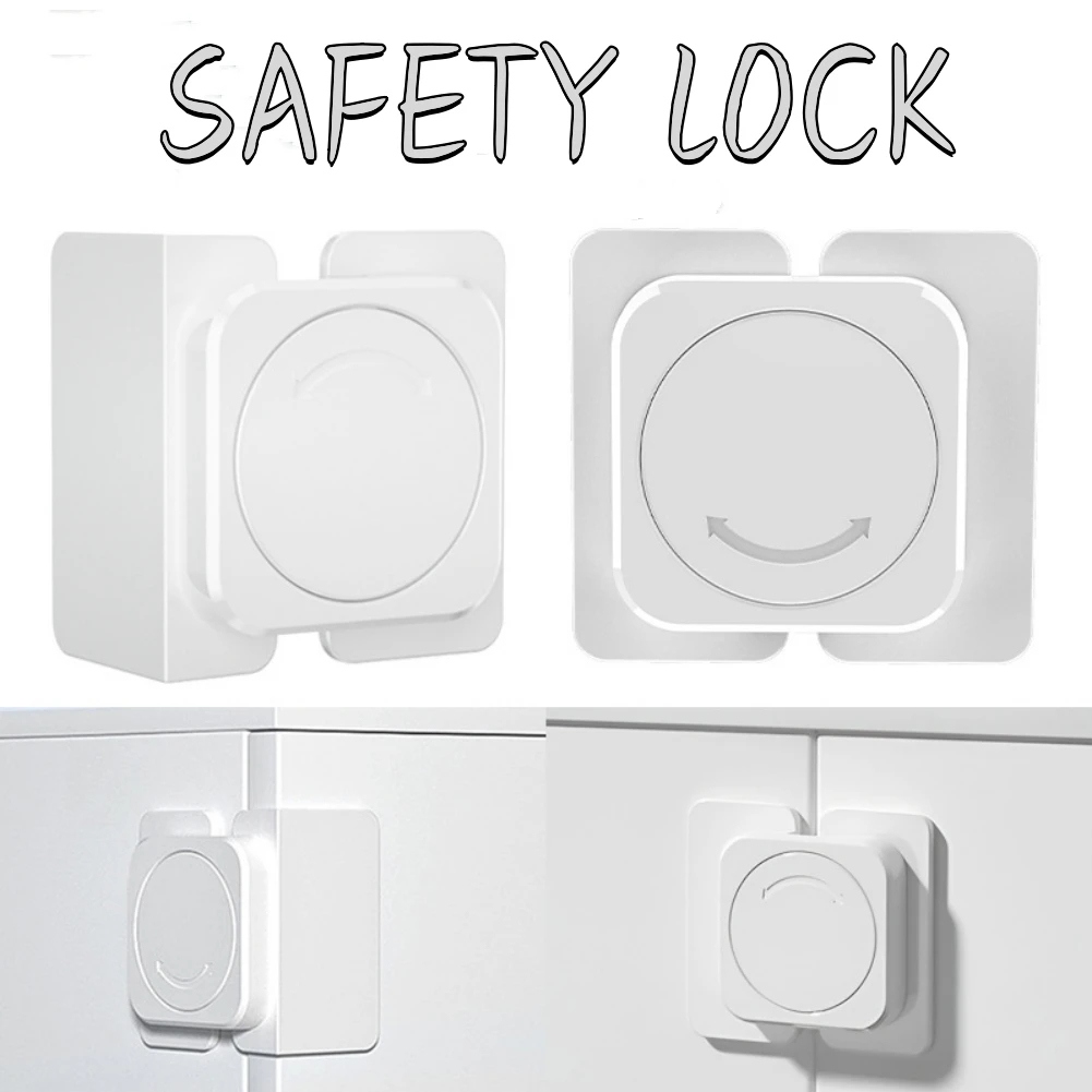 

Child Safety Home Refrigerator Lock Baby Anti Open Fridge Freezer Door Locks Multifunctional Cabinet Buckle Toddler Kids Protect