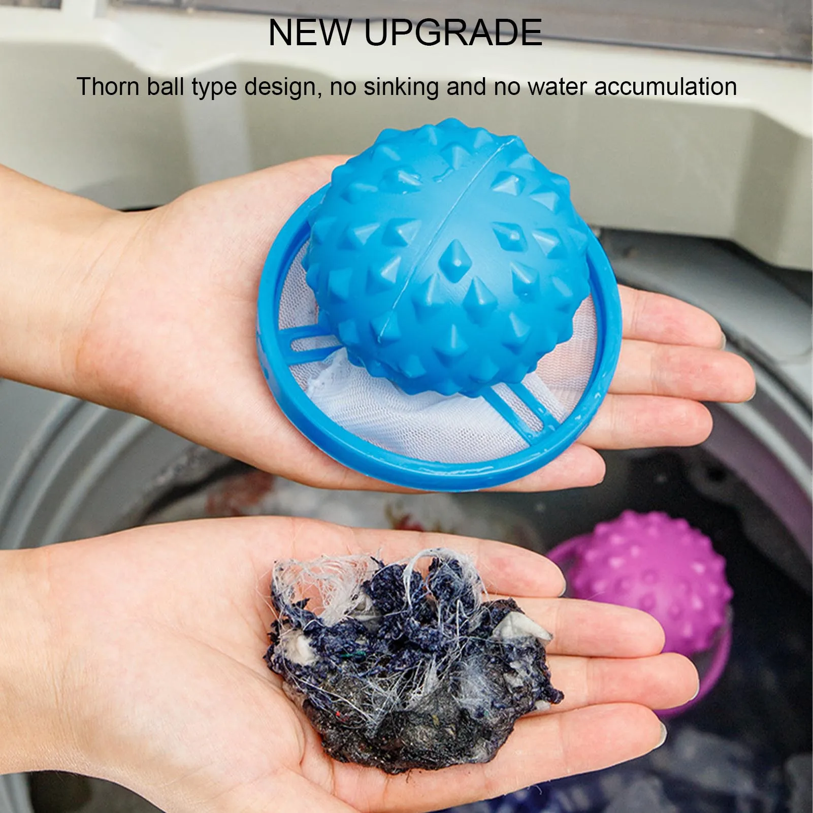 

Плавающий меховой Ловец для домашних животных, меховой фильтр-мешок, многоразовый Ловец для шерсти домашних животных, инструмент для удале...