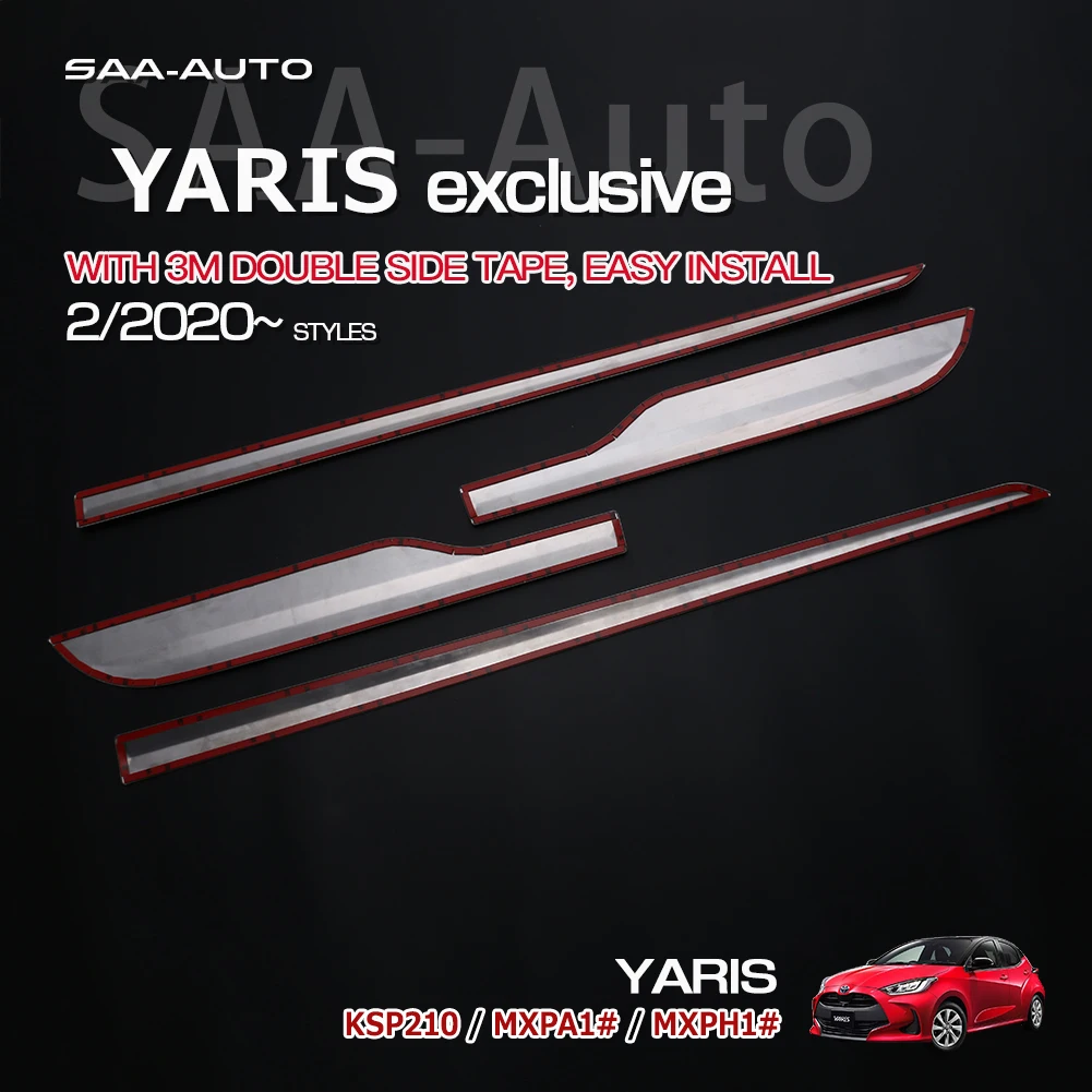 4 шт. декоративные наклейки для TOYOTA YARIS KSP210 / MXPA1 MXPH1 2020