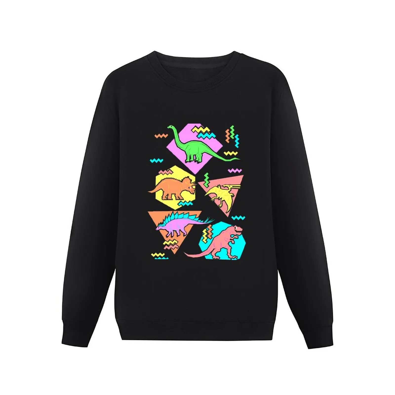Свитшот Nineties с рисунком динозавров Мужская одежда мужская свитшоты оверсайз