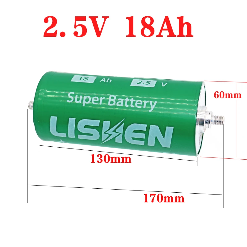4 шт. новый оригинальный литий-титанатный аккумулятор 2 5 в 18 Ач 16000 мАч LTO элементы