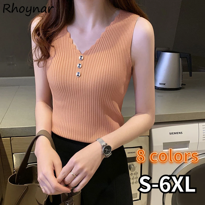 

Women Inside Button Fashion Slim Tender Ladies Tops Solid Knitting Clothing Streetweear Girls All-match New Hot Sale