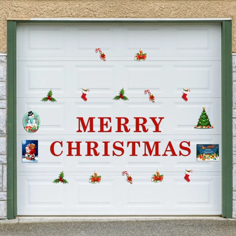 

30 шт., декоративные наклейки на двери гаража