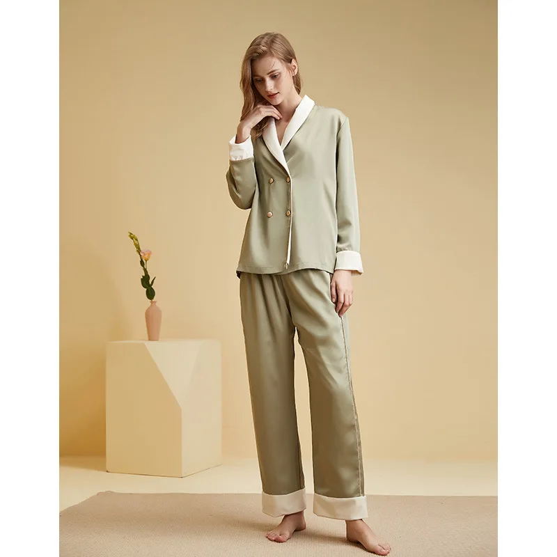 Women's Pajamas Sleepwear Pajama Sets Woman 2 Pieces Loungewear Velvet Pyjamas Winter Night Wears For Women Warm House Cloth