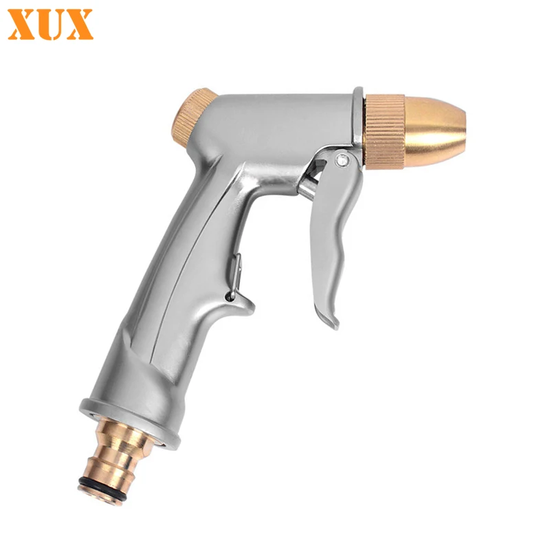 

High Pressure Water Spray Gun Metal Brass Nozzle Garden Hose Pipe Lawn Car Wash Sprayer Sprinkler Car Wash Tool Water Guns