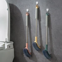 wall hanging toilet brush long handle quick dry gap cleaning tools floor scrubbing household wc bathroom cleaning supplies