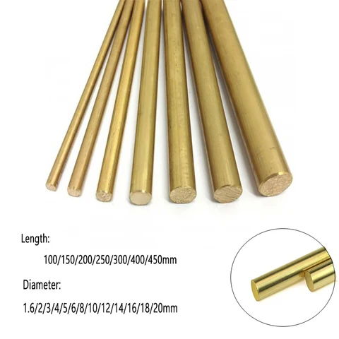 1/5/10pcs bara rotundă din alamă Diametru1.6/2/3/4/5/6/8/10/12/14/16/18/20mm cu cuțit cu cuțit de alamă cu șurub cu șurub cu șurub cu șuruburi