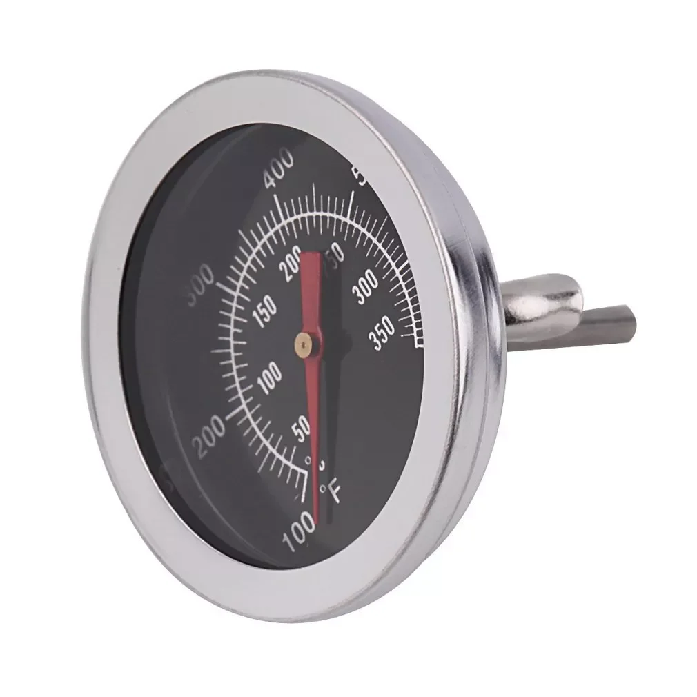 

Steel BBQ Smoker Pit Grill Bimetallic thermometer Temp Gauge with Dual Gage 500 Degree Cooking Tools