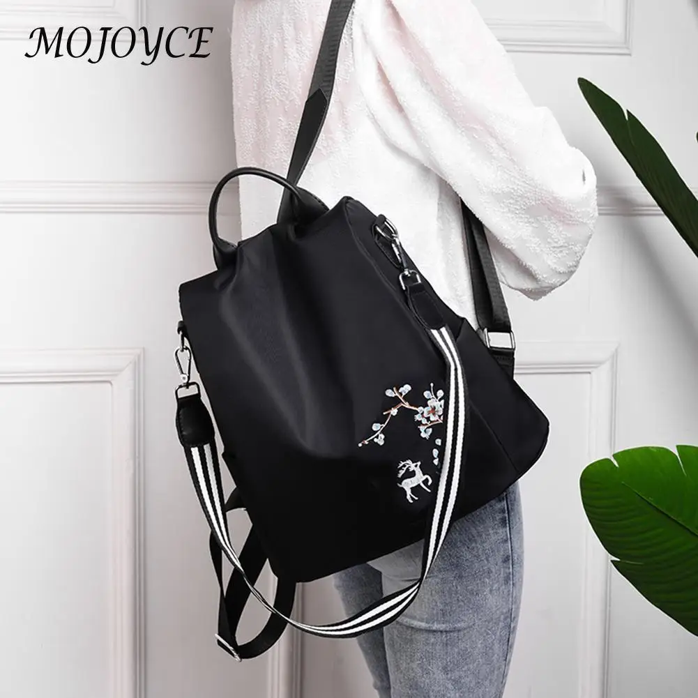 

Fashion Oxford Backpack Women Hot Selling Personality Portable Soft Casual School Shoulder Bag Girl Travel Anti-theft Knapsack